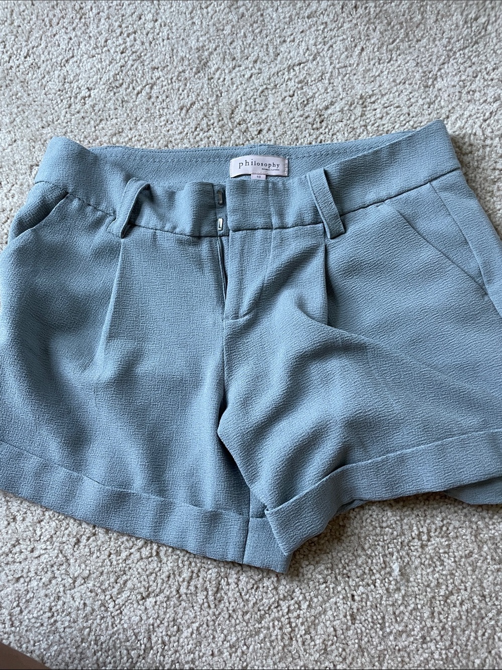 Philosophy Soft grey Tailored Women's Shorts